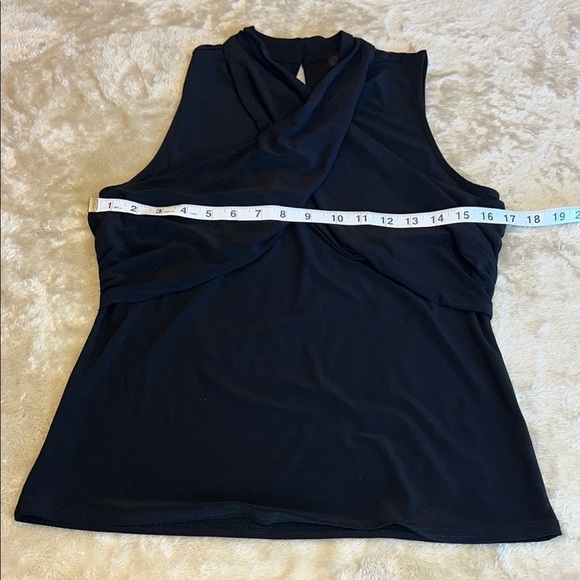 Halogen Elegant‎ Black Sleeveless Top - Picture 6 of 6